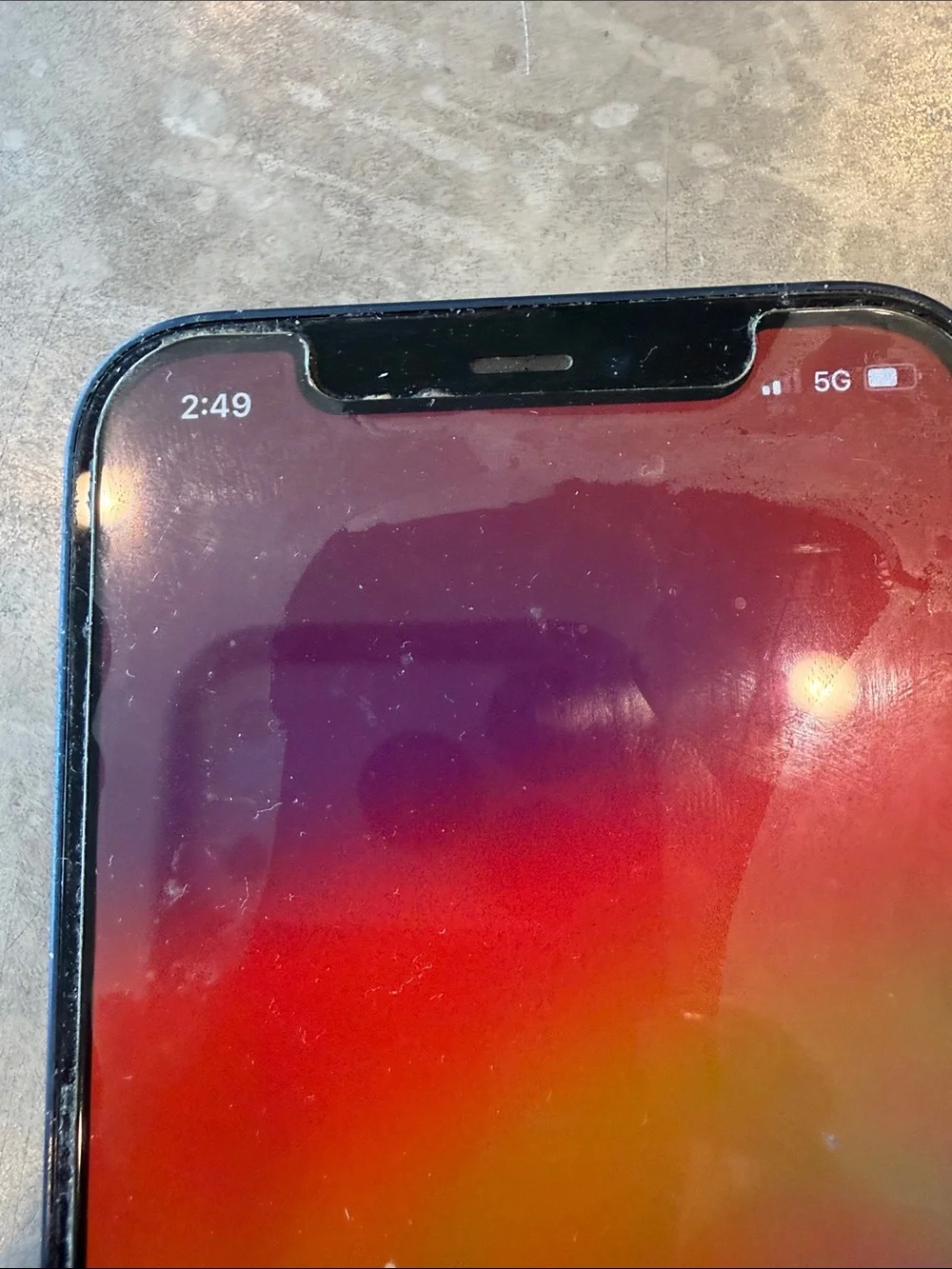 Apple iPhone 12, Unlocked, Navy with Case